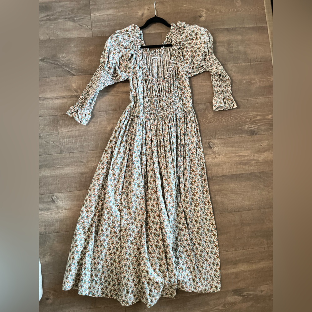 Doen Meribel Dress in Crème Fleurs d’Avignon - M